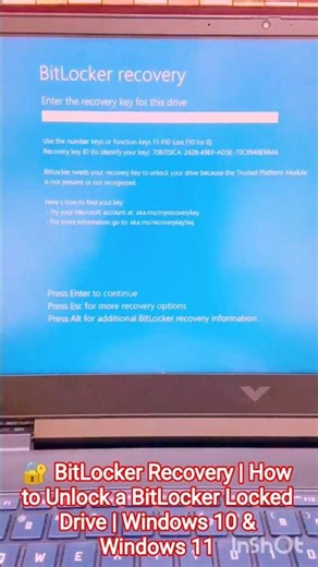 🔐BitLocker RecoveryHow toUnlock a#BitLockerLockedDrive#Windows10#Windows11#jayaguruitsolutionspvtltd