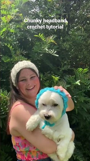 Chunky headband crochet tutorial ✨easy✨ beginner friendly