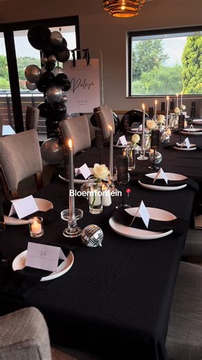 Birthday Restaurant Setup with Balloon Decor in Bloemfontein