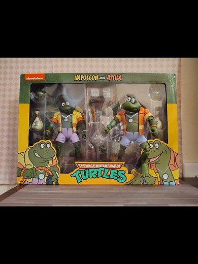 Neca Ninja Turtles Punk Frogs Stop Motion Unboxing #shorts