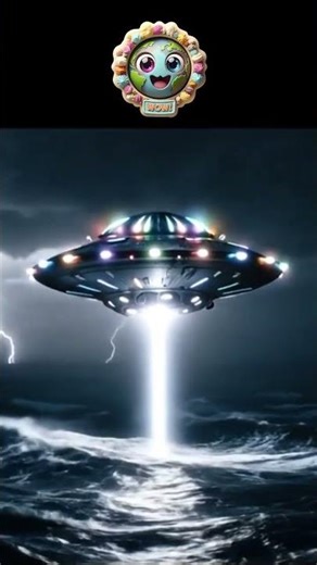 Glowing UFO Vanishes in the Bermuda Triangle! 👽⚡️ | Mysterious Moment You Can't Miss! #shorts #UFO