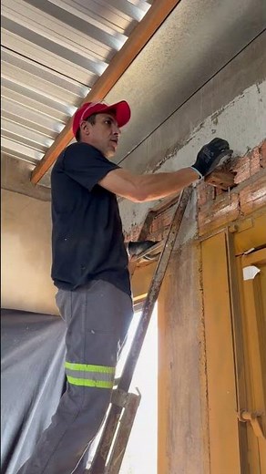 Montagem do Andaime suspenso #obra #construcaocivil
