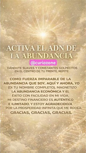 PROGRAMA TU MENTE #ADNDeLaAbundancia #ActivarLaAbundancia #AbundanciaEconomica #ManifestarDinero