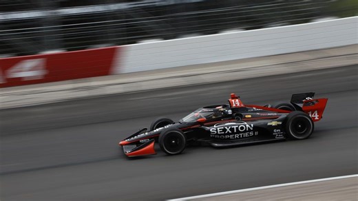 Speeds, grip up as IndyCar drivers take Iowa Speedway for the first time Friday