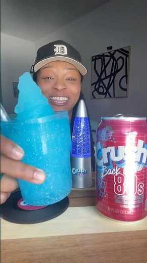 Turning Blue Raspberry Crush Soda Into the Coolest Slushie Ever!