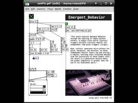 Emergent Behavior in Pure Data: Layering Motivic Offsets with [clone]
