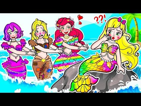 [🐾paper diy🐾] Daughter Rapunzel Mermaid Don't Choose the Wrong Mother - Rapunzel Family