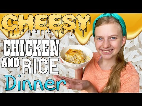 Cheesy Chicken & Rice Dinner Recipe || Family Fun Pack Cooking