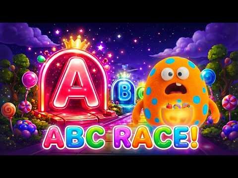 Bumble’s Fun ABC Race! 🐝 A to Z Surprise Letters | Kids 3D Animation