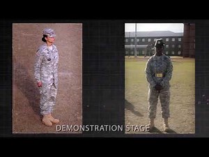 Army Drill 30 Inch Step from the Halt and the Halt