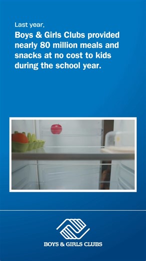 For decades, Boys & Girls Clubs of America has walked alongside families facing food insecurity. As the need grows, our Clubs are rising to meet the moment ensuring kids have the nutrition and care they deserve. 💙 #AmericaNeedsClubKids | Boys & Girls Clubs of America