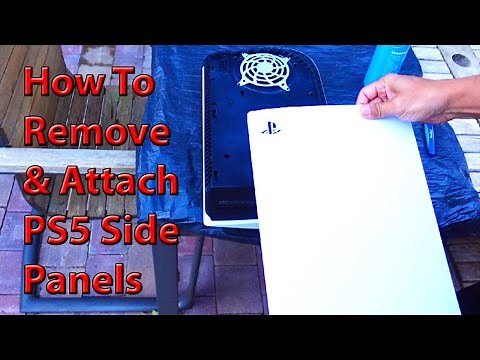 How To Remove and Attach PS5 Side Panels Playstation 5 #ps5 #playstation5