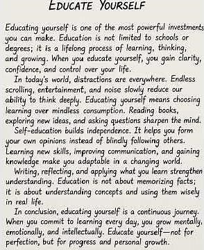 Educate Yourself | The Power of Self-Education | Inspirational Speech for Success