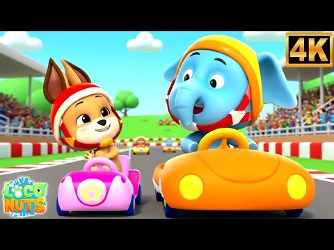 Go Kart Race - Funny Car Cartoon Videos & Kids Shows by Loco Nuts