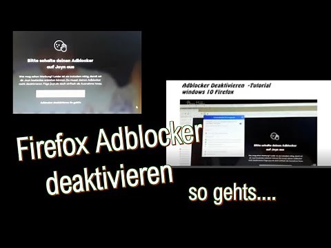 🔔 Firefox Adblocker deaktivieren (DE/GERMAN) Tutorial 2020