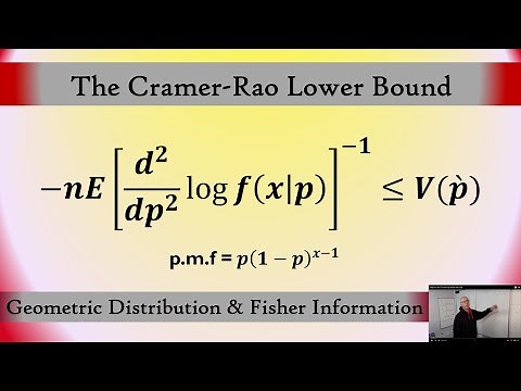 Cramer Rao Lower Bound of the Geometric Distribution