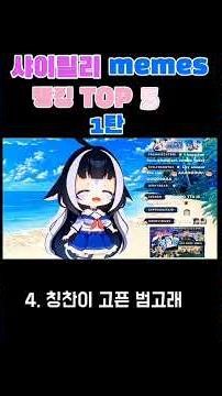 샤이릴리 memes 랭킹 Top 5 1탄