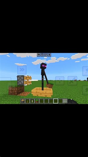 minecraft endermane piston #minecraft #gaming #shorts