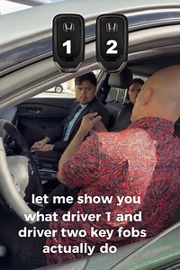 3.9K views · 61 reactions | Driver 1 & 2 key fobs in Hondas do so much more than just seat, settings, and mirrors! They actually control many of the door lock settings independently (han’s been doing this in the US for more than 10 years) Share this video with other Honda owners and let’s try to keep everybody #InTheKnow #honda | HondaPro Jason | Facebook