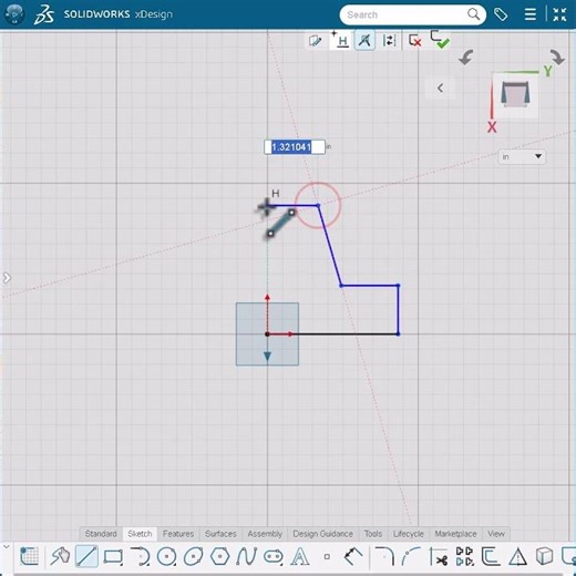 Sketch Symmetry in xDesign