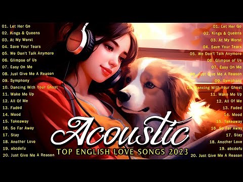 Best Acoustic Love Songs 2023 ❤ Trending Acoustic Love Songs Cover Playlist 2023