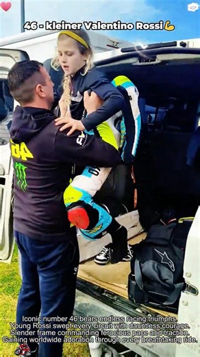 46 - kleiner Valentino Rossi🥰💪🏻😎#ValentinoRossi #Number46 #MotoGP #motorcyclelegend