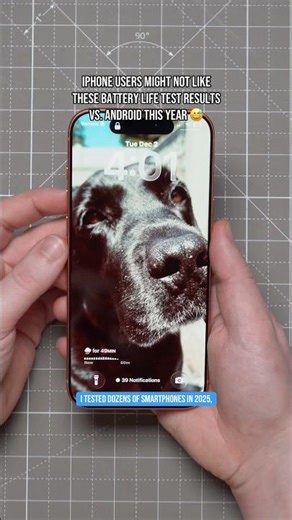 iPhone vs. Android Phone Battery Life Test Rankings 2025 🔋➡️🪫