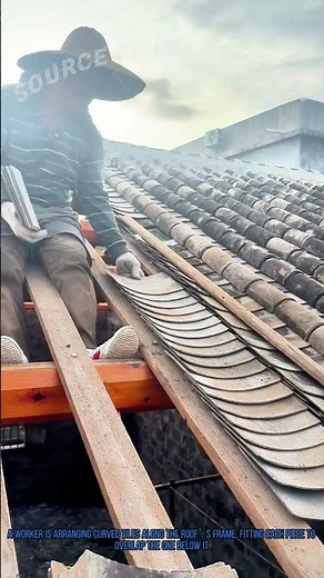 Sloped Roof Tile Installation: Laying Curved Tiles for Waterproofing