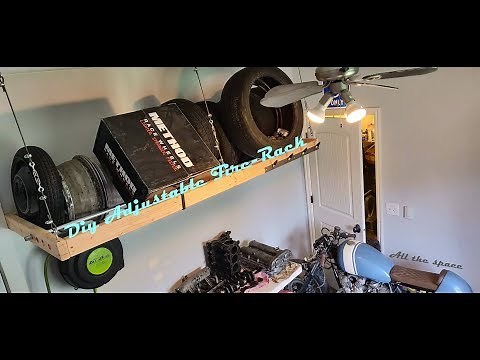 Building a Cheap Diy Adjustable Tire Rack!