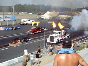 Jet Engine Truck Race