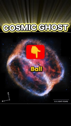 James Webb Found a Cosmic Ghost Inside This Nebula… 👻🔭 #space #shorts #universe