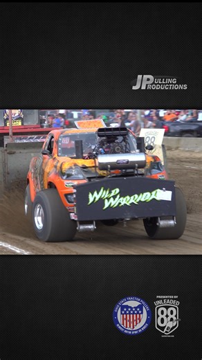 "Wild Warrior" SCS Gearbox Super Modified 4wd Truck living up to its name! - OSTPA - Pro Pulling League - #OSTPApull #ProPulling #Truck #4x4 | JP Pulling Productions