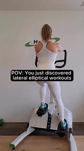 2.9K views · 587 reactions | POV: You unlocked 2x more muscle activation on Helix® - a new kind of elliptical. Get stronger, move with ease, and feel your best with Helix®. | Helix Lateral Elliptical | Facebook