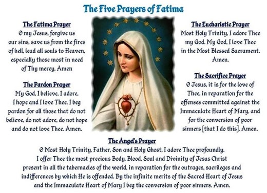 5 Powerful PRAYERS You Need to Our Lady of FATIMA Plus Novena and Saturday Devotion Explained to SHARE!
