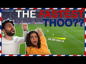 American Reacts To Fastest Sprints Speeds In Football!