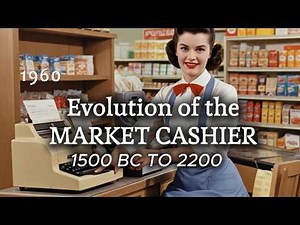 The evolution of the Market Cashier from 1500 to 2200 (4K video)