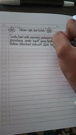 Contoh Tulisan Indah Dan Rapi♥️