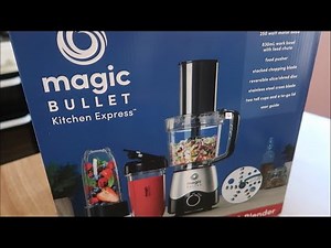 Nutribullet Magic Bullet Kitchen Express Food Processor & Chopper | Opening & Using
