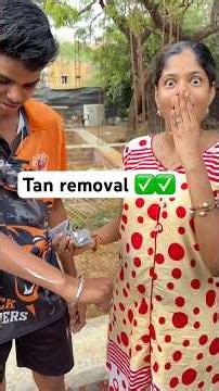 ఇంకా tan గురించి అస్సలు భయపడాల్సిన అవసరం లేదు ✅✅Niconi tan removal #niconitanremoval #trending