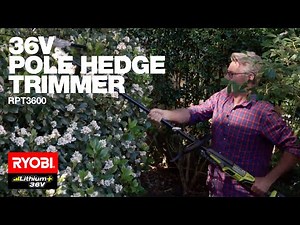 RYOBI Tool Talk: 36V Pole Hedge Trimmer (RPT3600) reviewed by Barry Du Bois