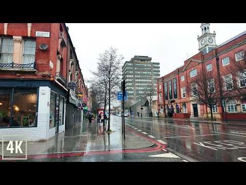 ☔️ Rainy London Walk | Old Street to Holloway 4K