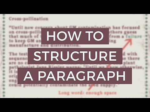 English Writing Tips - How to Structure a Paragraph
