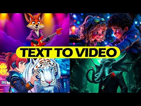 100% FREE Ai Video Generator - Create UNLIMITED Video from Text (Text to Video)