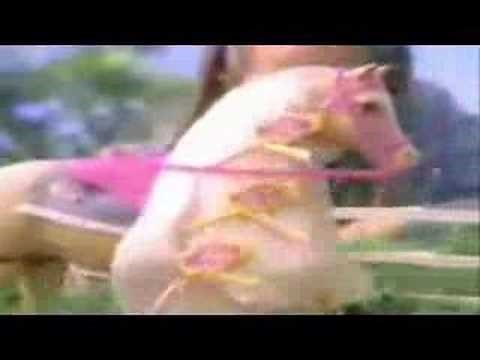 1996 Barbie High Stepper Horse Commercial