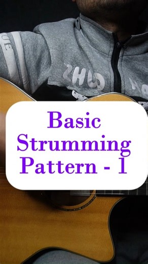 Raj Strums 🎸 on Instagram: "D-D-UUDD(DU) Basic Guitar Strumming Pattern - 1 🎸 Enjoy 🎸 #guitarreels #guitarstrumming #beginnnerguitar #learnguitar #guitarlessons #musicreels #acousticguitar"