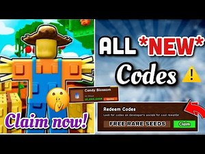 ALL NEW *COSMETICS UPDATE CODES* IN GROW A GARDEN (Few hours left!!)