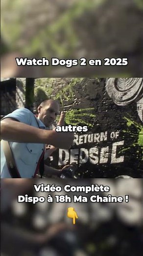 Watch Dogs 2 en 2025 ! 👇​Vidéo Dispo Ce Soir à 18h #watchdogs2 #watchdogs