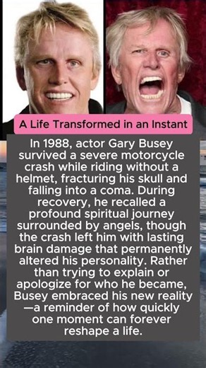 A Life Transformed in an Instant