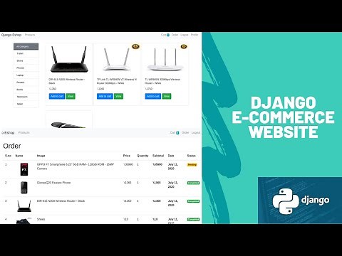 E-commerce Website with Python and Django