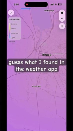 look what I found in the weather app